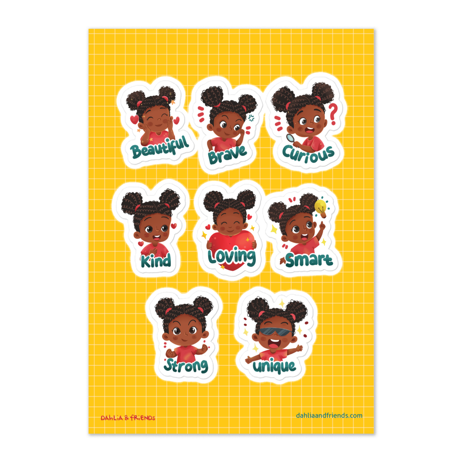 affirmation stickers for kids